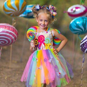 Candyland Princess Costume & Accessories by Sparkle in Pink